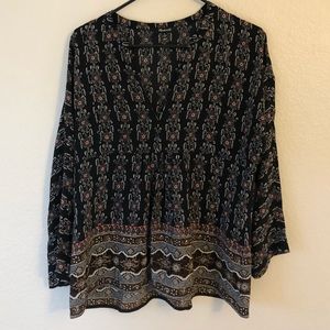Madewell Silk Boho Top